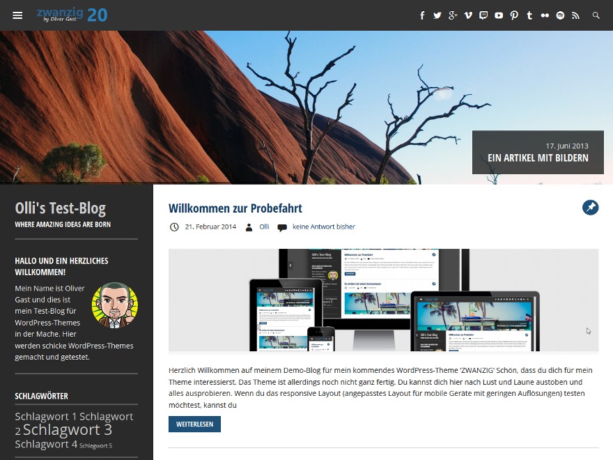 ZWANZIG WordPress theme ZWANZIG WordPress theme