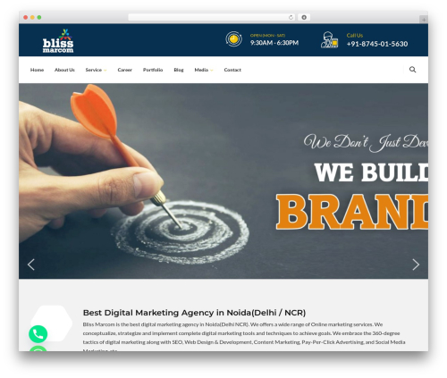 Autoresq theme WordPress - www.blissmarcom.com