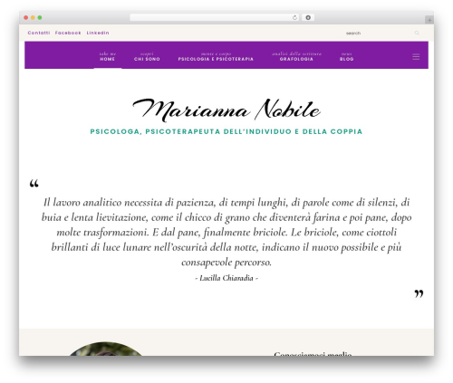 Hercules tabs WordPress plugin - mariannanobile.com