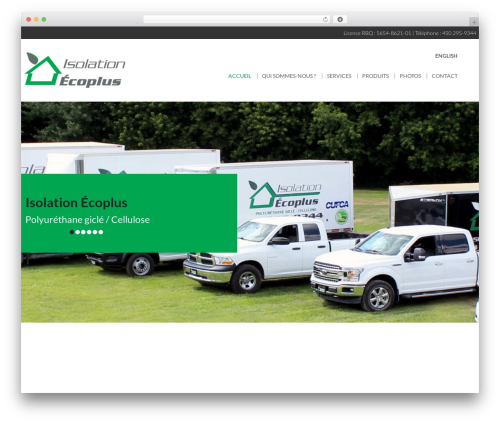 cherry theme WordPress - isolationecoplus.com