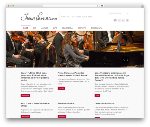 Intent top WordPress theme - ireneveneziano.com