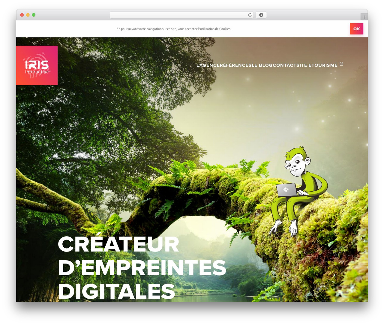 Iris interactive 2018 WordPress theme - iris-interactive.fr/wp-signup.php?new=iris-interactive.fr