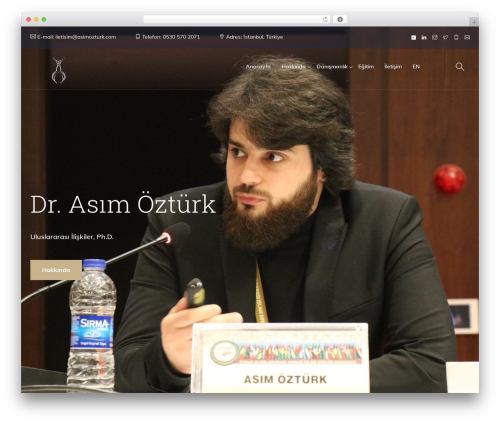 juristic WordPress theme - asimozturk.com