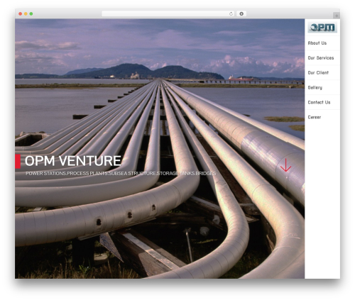 Revolve WordPress theme - opmventure.com