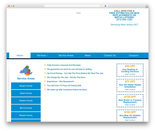 Theme WordPress EvolutionLeads PHCO - irepairhvac.com