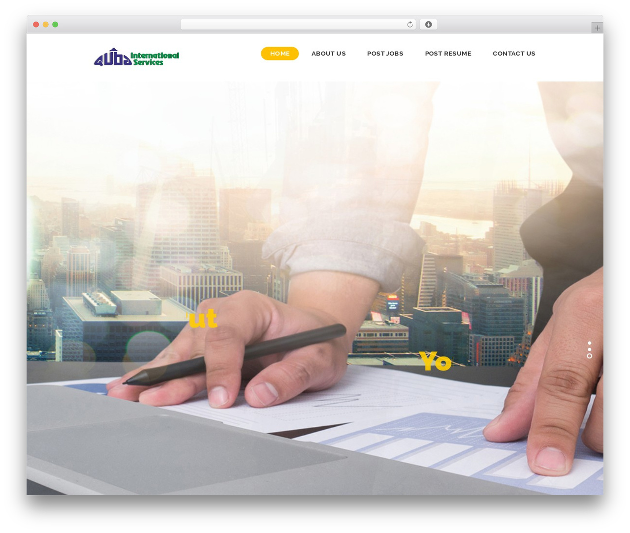 Theme WordPress GetCab - qubainternational.com
