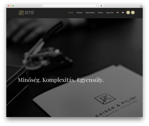 WordPress theme Hello Elementor - kaiser-pilisi.com