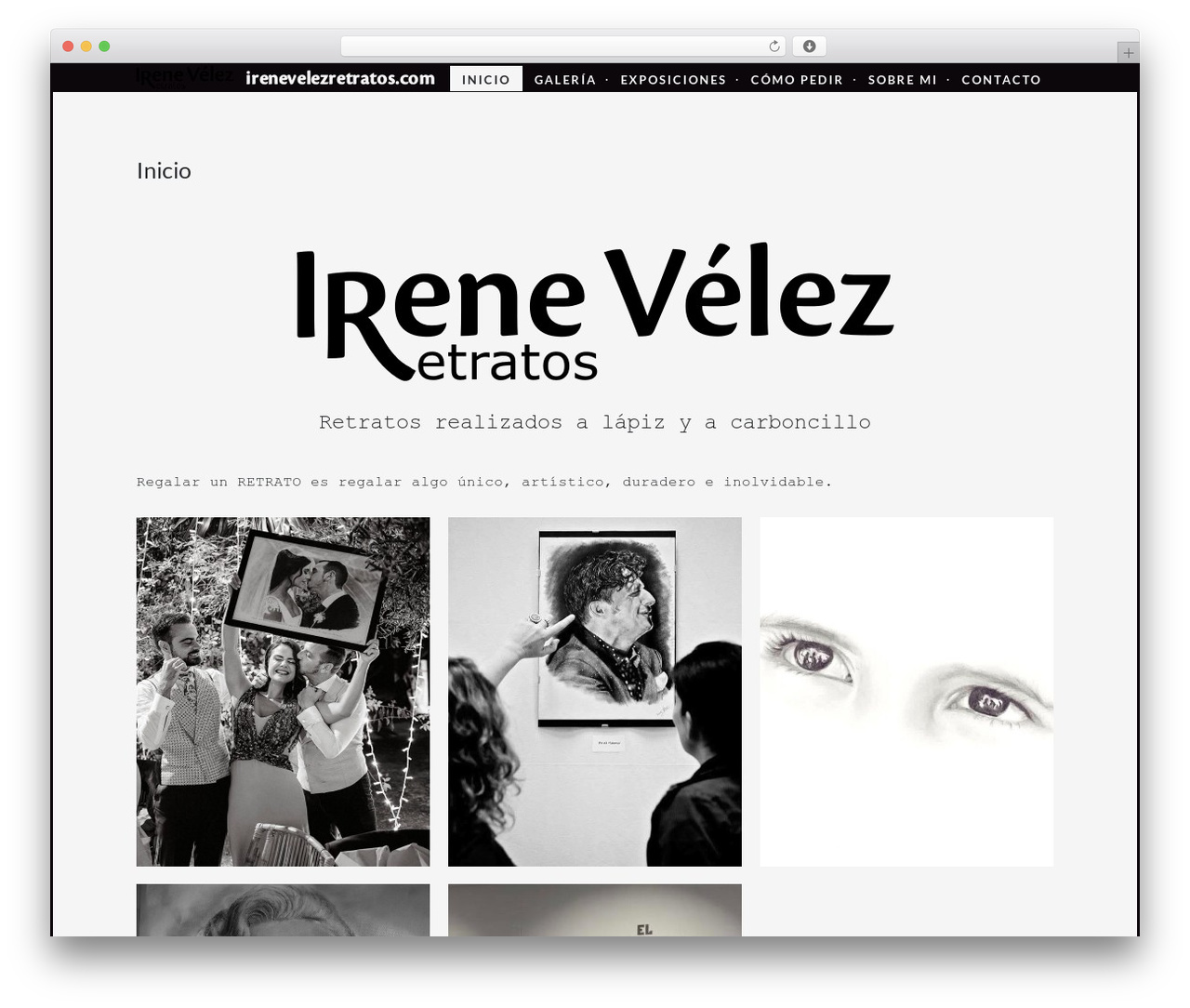 WordPress theme Layers - irenevelezretratos.com
