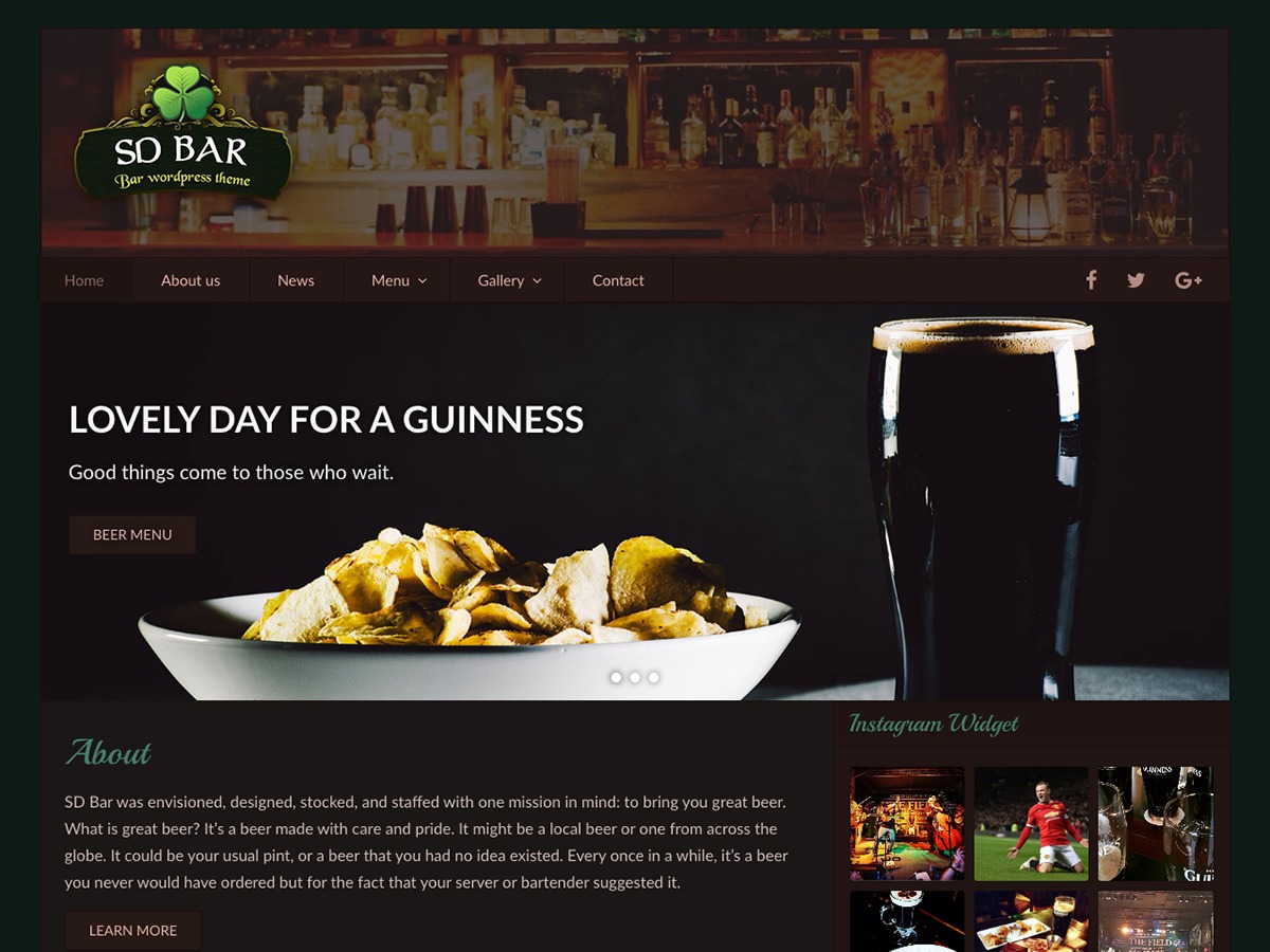 WordPress theme SD Bar WordPress theme SD Bar