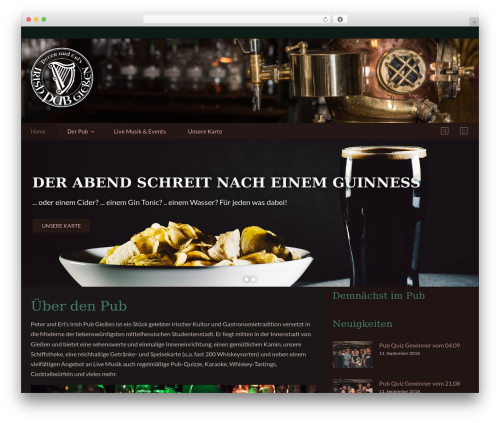 WordPress theme SD Bar - irishpub-giessen.de