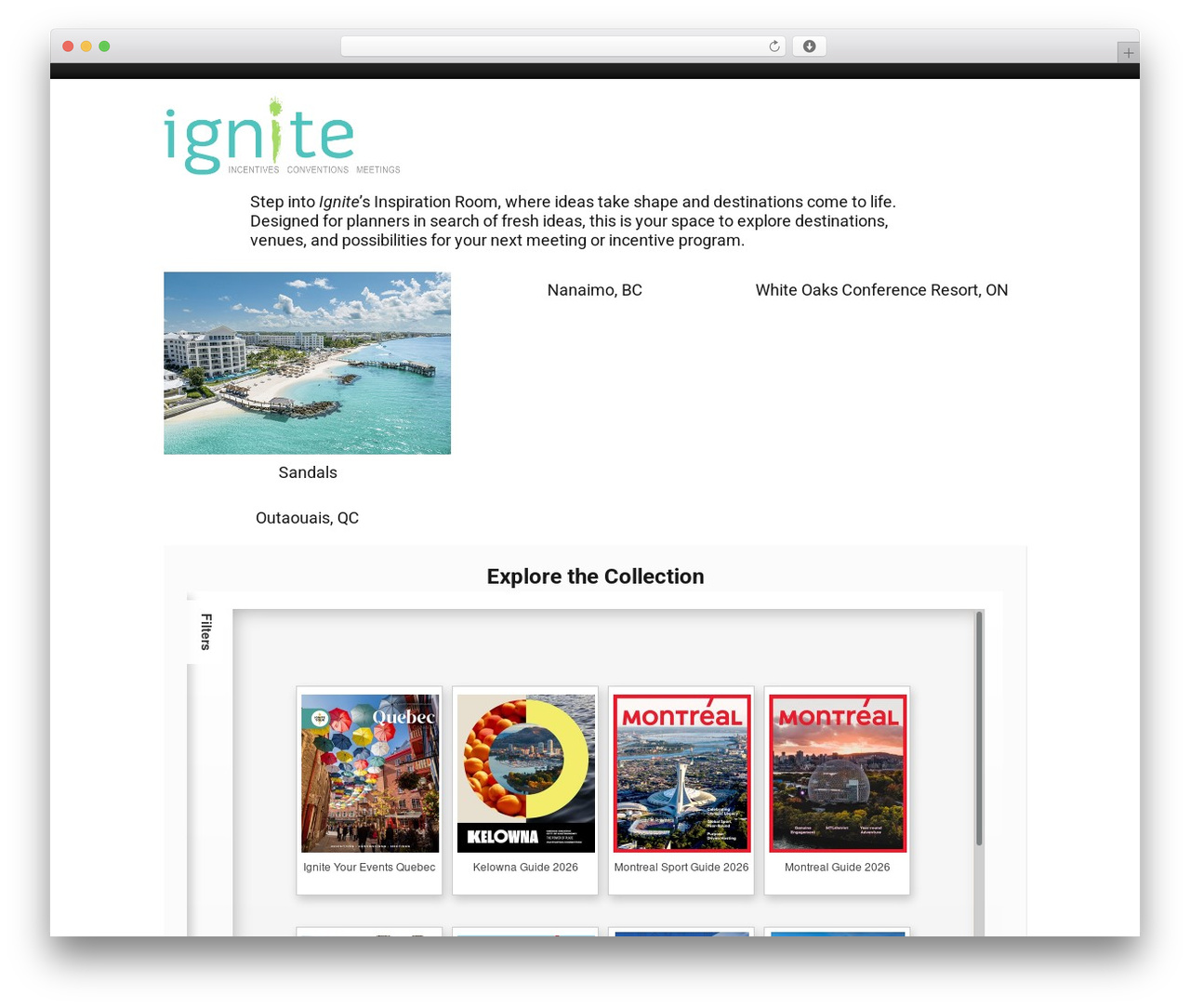 WordPress theme Website - inspiration.ignitemag.ca
