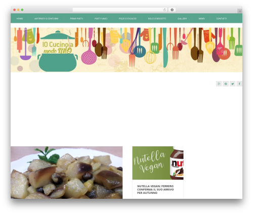 Apprise WordPress theme - iocucinoamodomio.it