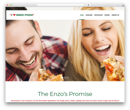 Best WordPress theme Risotto - enzopizza.net