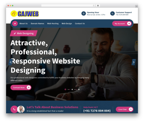 CoziPress free WordPress theme - gajweb.com