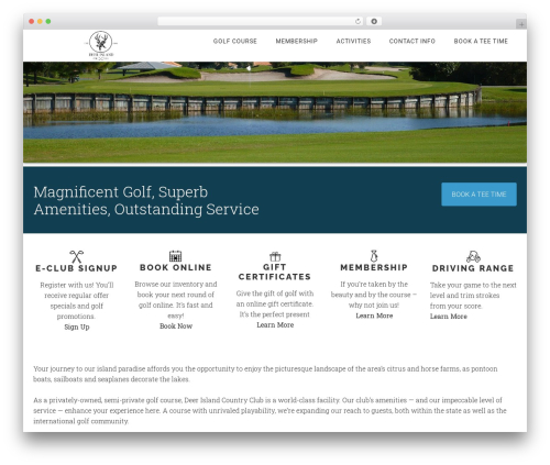Golfnow legacy shortcodes WordPress plugin - deerislandcc.com