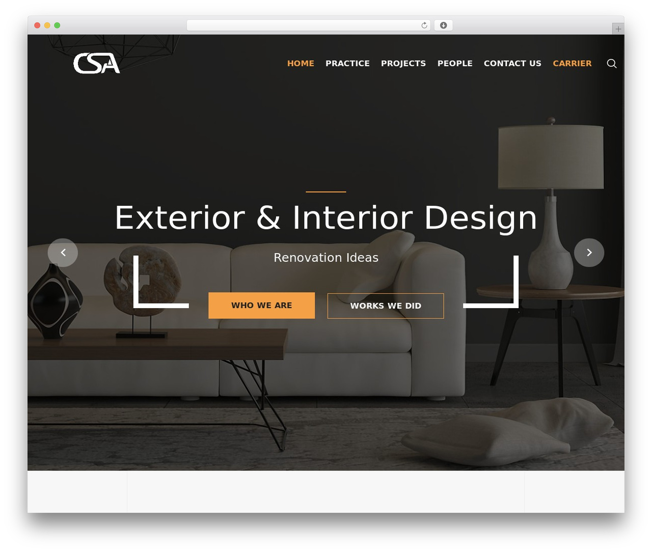 Intervio WordPress theme - cityspacearchitect.com
