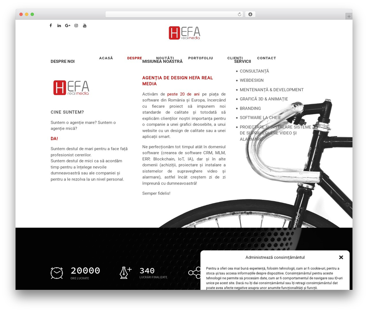 Larch WordPress theme - hefa-media.ro