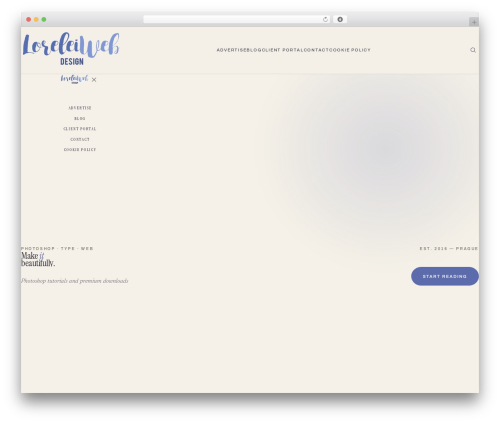 Lorelei Web Design WordPress theme - loreleiwebdesign.com