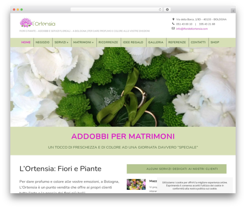 Modena theme WordPress - ifioridellortensia.com