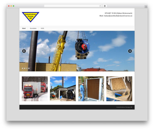 Modernize WordPress theme - industrivarme.se