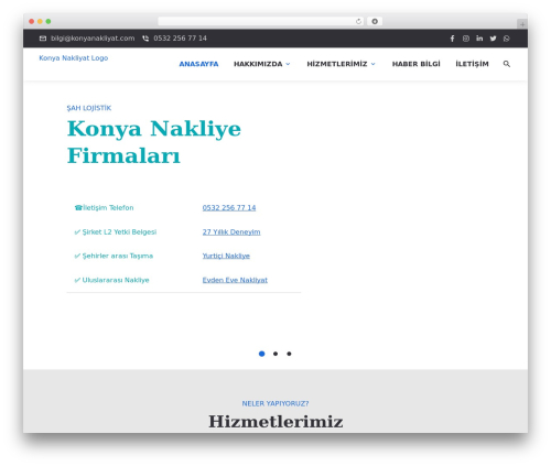 PathSoft WordPress website theme - konyanakliyat.com