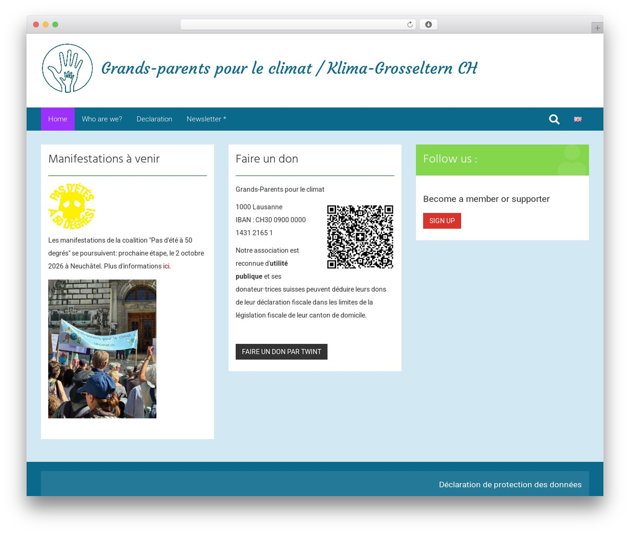 Theme WordPress 6temflex - gpclimat.ch