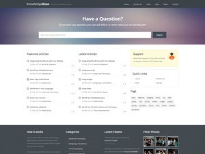 Theme WordPress Knowledge Base Theme by 960Development