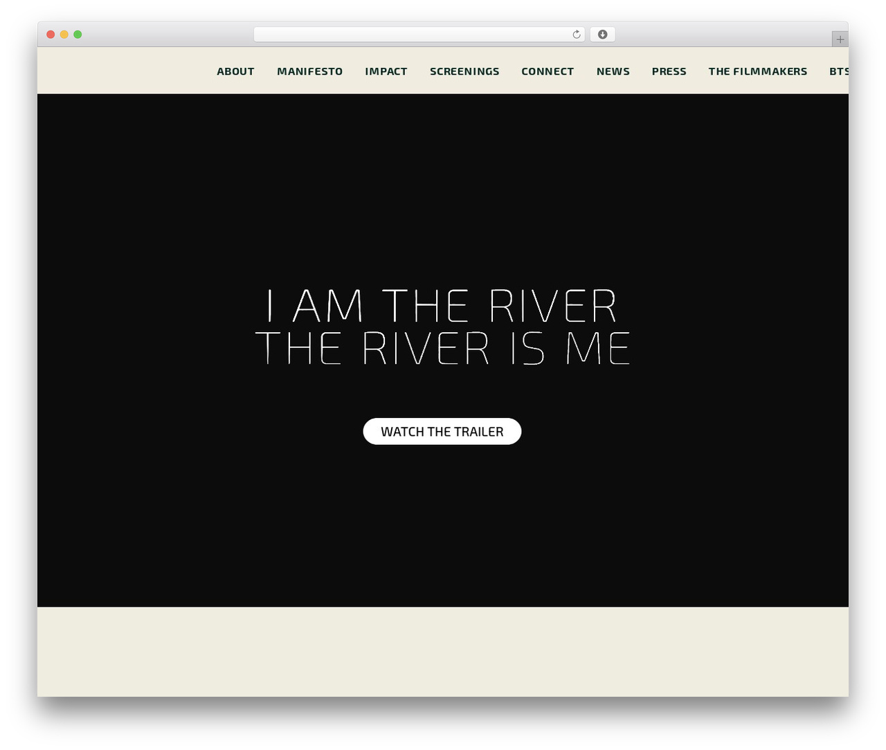 Uncode WordPress theme - iamtheriver.org
