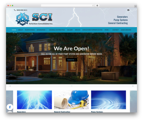 WordPress theme Beacon Theme - scherbon.com