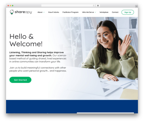 WordPress theme Shareapy - shareapy.com
