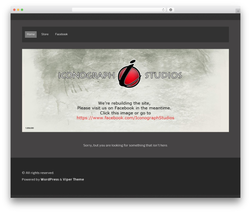 WordPress theme viper - iconographstudios.com WordPress theme viper - iconographstudios.com