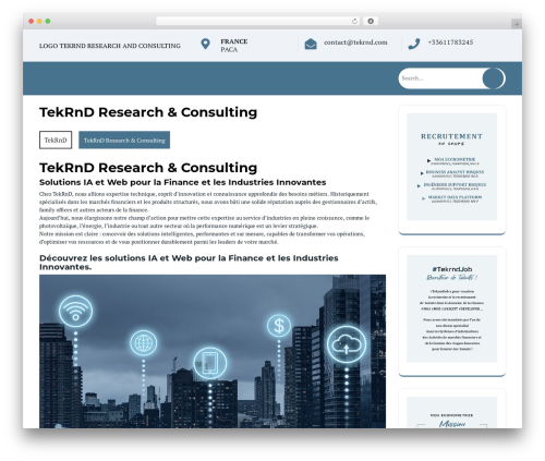 WordPress theme Web Developer - tekrnd.com WordPress theme Web Developer - tekrnd.com
