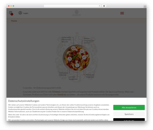 Astra WordPress theme - www.delikatessenkoeln.de