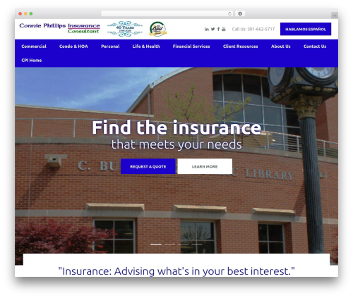 FastTrack WordPress theme - insurance-financial.net