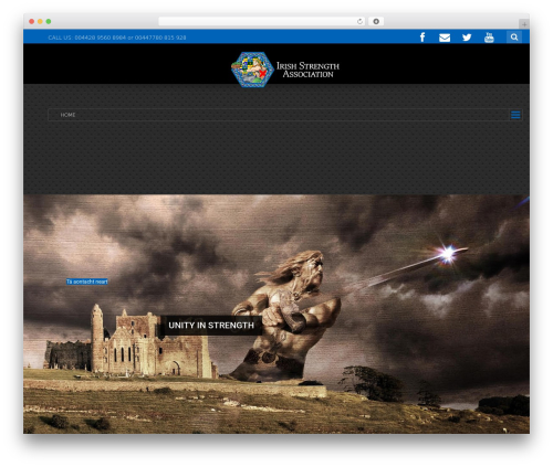 gameplan WordPress theme - irishstrongman.com