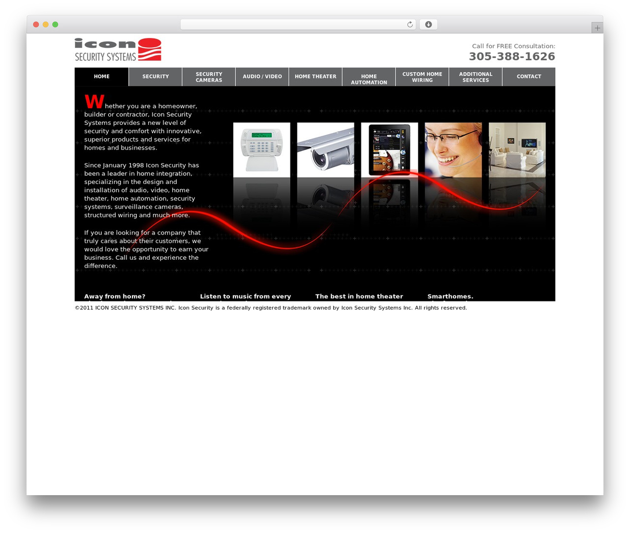 Icon Security WordPress theme - iconsecurity.com