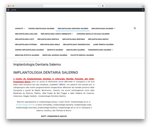 Newspaper best WordPress magazine theme - implantologiadentaria.info