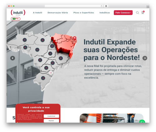WordPress theme Indutil - indutil.com.br