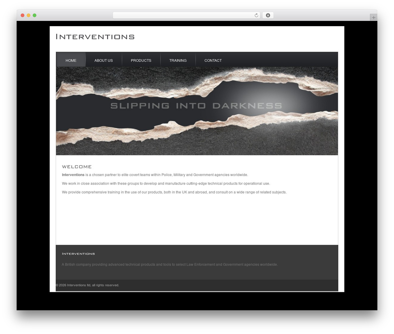 WordPress theme The Bootstrap - interventionsltd.com