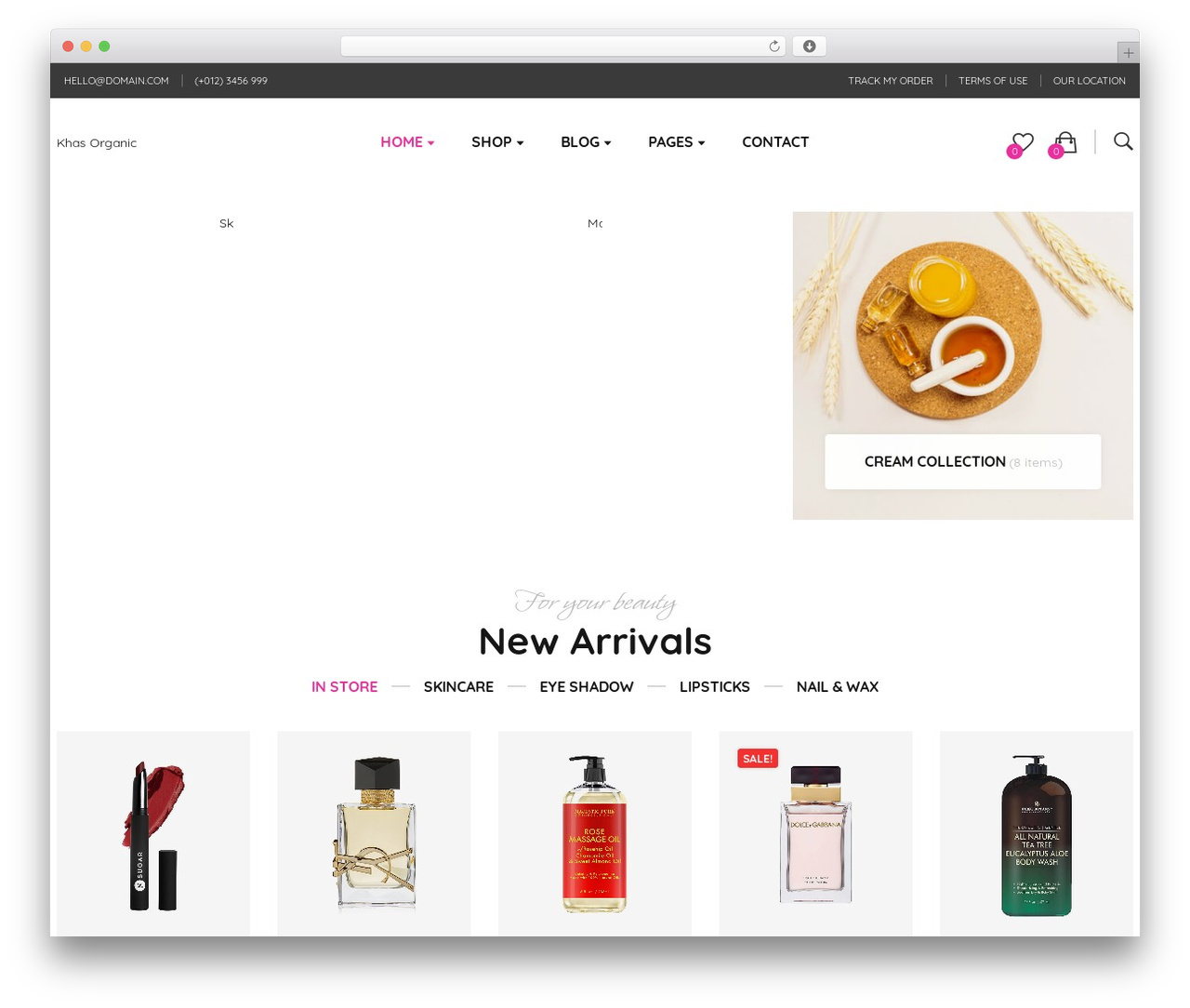 DBea WordPress theme - khasorganic.com DBea WordPress theme - khasorganic.com