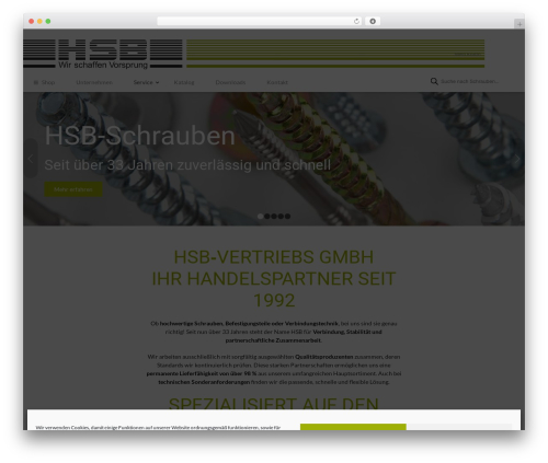 Enfold theme WordPress - hsb-schrauben.de