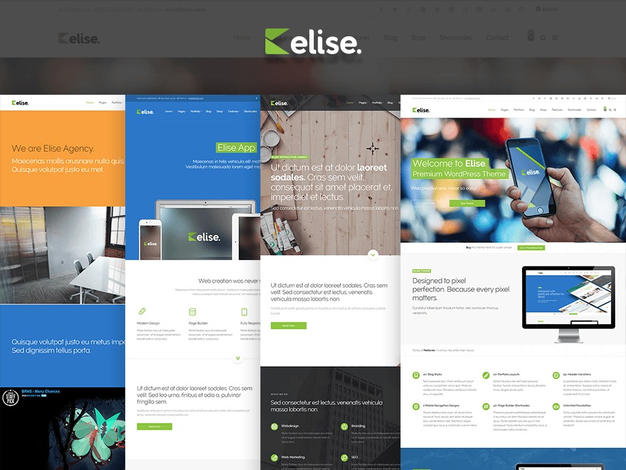 ISIC top WordPress theme by AdDrama