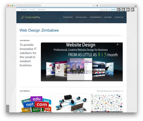 Theme WordPress Progressio - internetpro.co.zw