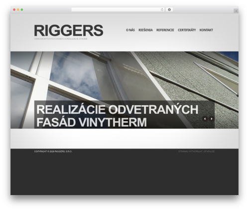 theme1490 WordPress theme design - riggers.sk