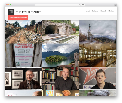 WordPress theme Agera - italydiaries.it