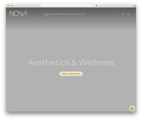 WordPress theme Nova Theme` - thenovaclinic.com