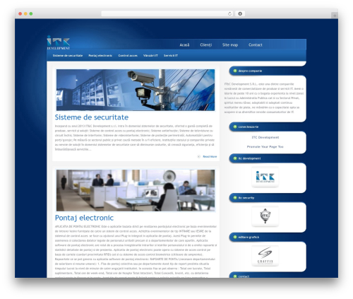 WordPress theme StudioBlue - itcdevelopment.ro