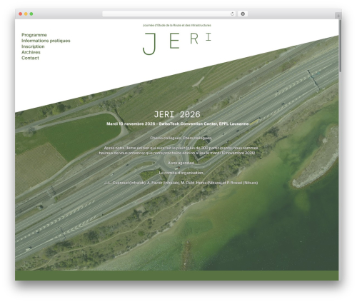 ... WordPress theme - confjeri.ch