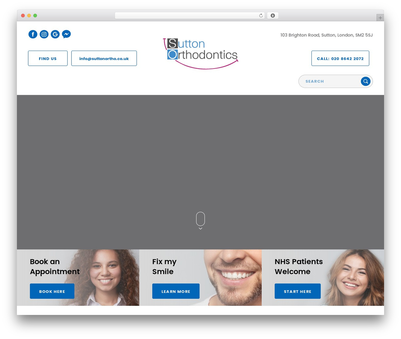 Custom Theme WordPress website theme - suttonortho.co.uk Custom Theme WordPress website theme - suttonortho.co.uk