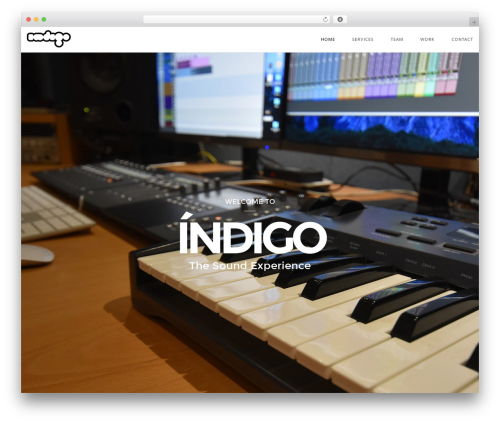 Eight Degree WordPress theme - indigomusica.pt